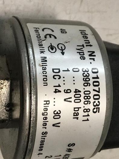 Used MILACRON Pressure Sensor 3396.086.811 #136093