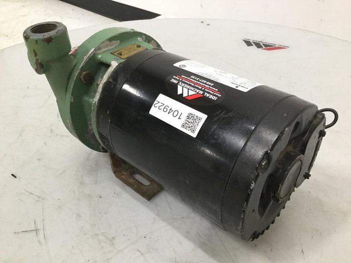Used EMERSON 1 HP Motor w/ Pump BJ18A #104922