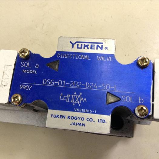 Used YUKEN Directional Valve DSG-01-2B2-D24-50-L #72589