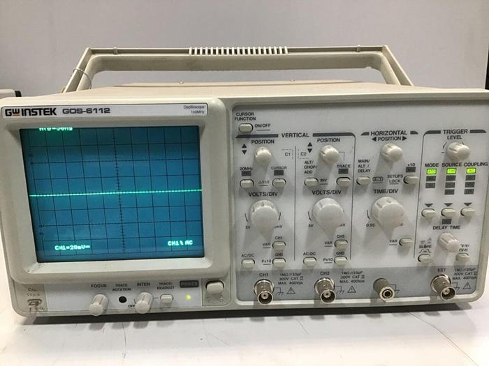 Used GW INSTEK Oscilloscope GOS-6112 #119528