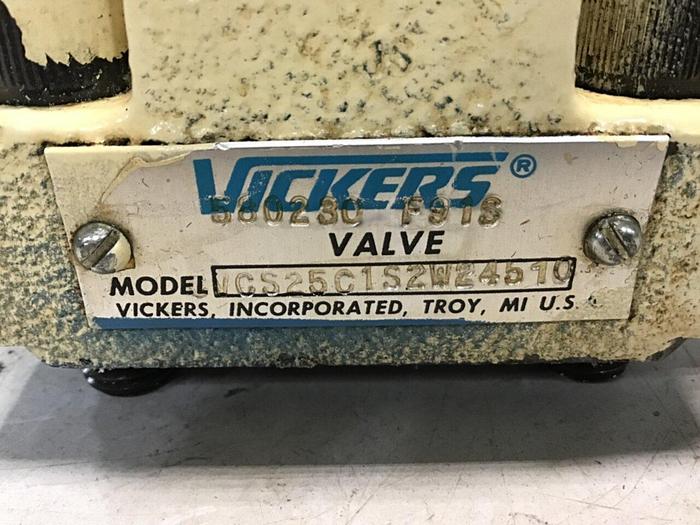 Used VICKERS Valves DG4V-3-2AL-M-U-HL7-60 #139865