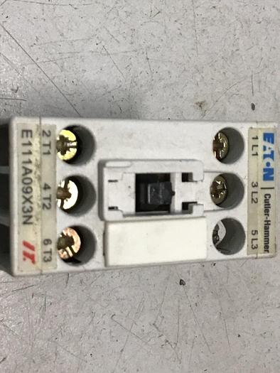 Used EATON CORP Contactor E111A09X3N #124132