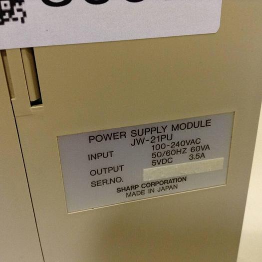 Used SHARP Power Supply Module JW-21PU #83578