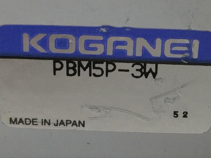 Used KOGANEI Manifold w/ Valves PBM5P-3W #104866