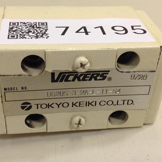 Used VICKERS Valve DG20S32AL11S4 #74195