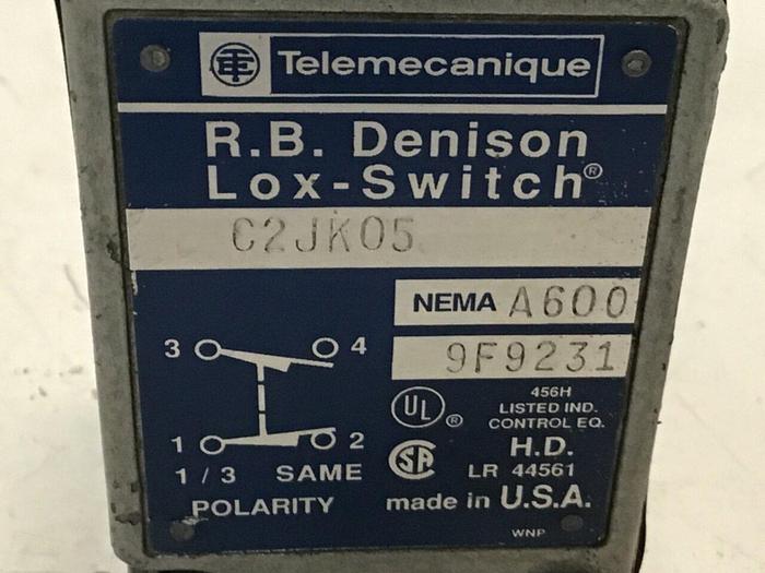 Used TELEMECANIQUE Lox-Switch C2JK05 #121819