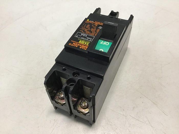 Used FUJI ELECTRIC 10 Amp Circuit Breaker SA32B-10 #112470