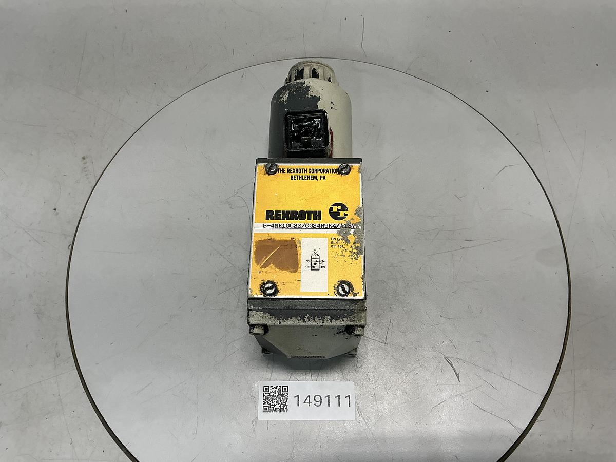 Used REXROTH 5-4WE10C32/CG24N9K4/A12V