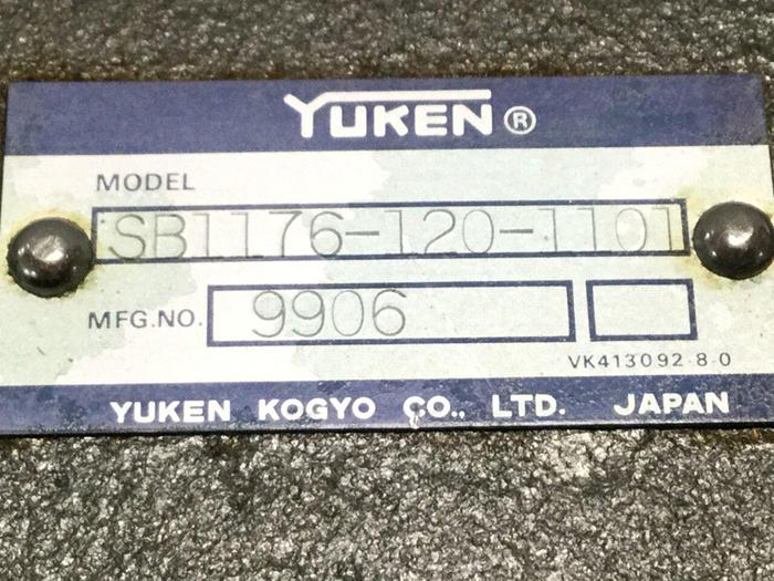 Used YUKEN Valve SB1176-120-1101 USED