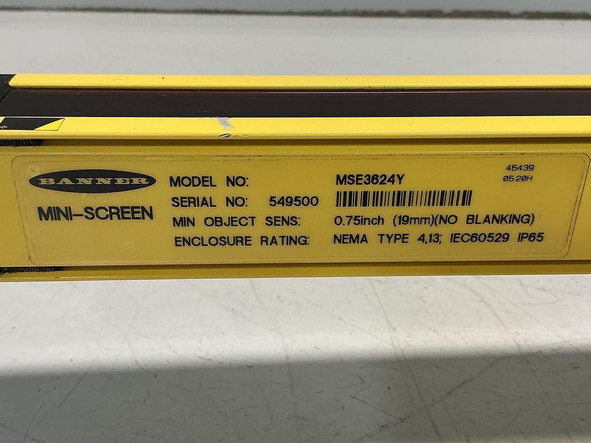 Used BANNER MSE3624Y