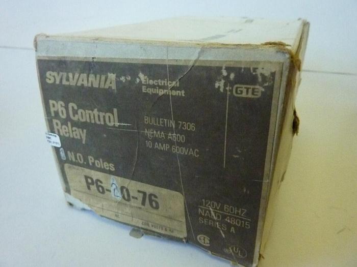 SYLVANIA Control Relay P6-20-76 #28613