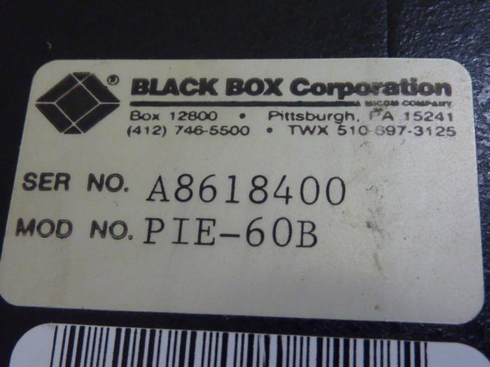 Used BLACK BOX CORP Mini-Print Spooler PIE-60B #57137