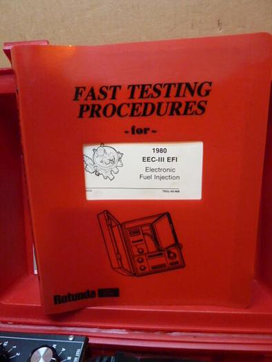 Used FORD Rotunda Engine Tester T80L-50-EEC-II #30225