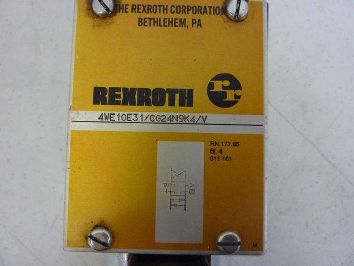 Used REXROTH Valve 4WE10E31/CG24N9K4/V #51655
