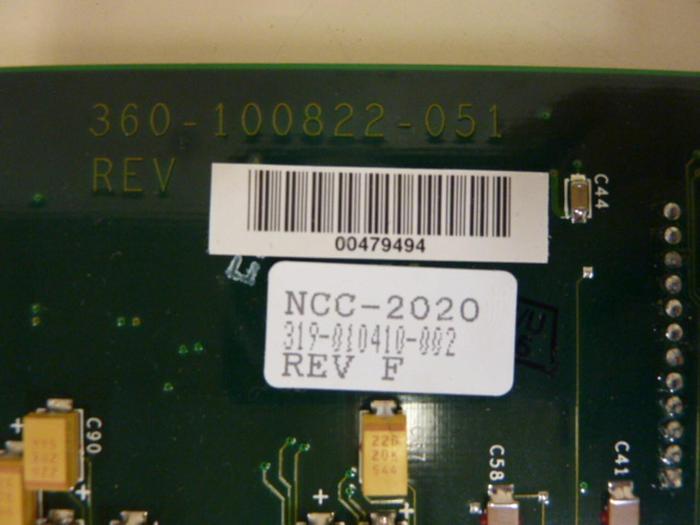 Used VERILINK Control Card 320-100822-002 #55708