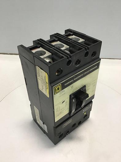 Used SQUARE D 225 Amp Circuit Breaker KAL36225 Used
