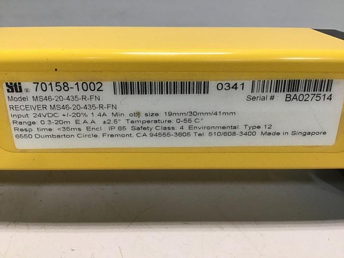 Used STI Safety Light Curtain MS46-20-435-R-FN #115262