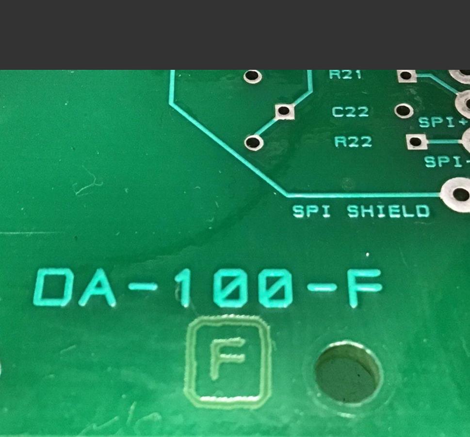Used GAMMAFLUX Circuit Board DA-100-F USED