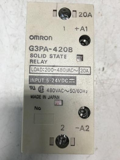 Used OMRON Solid State Relay G3PA-420B #133979