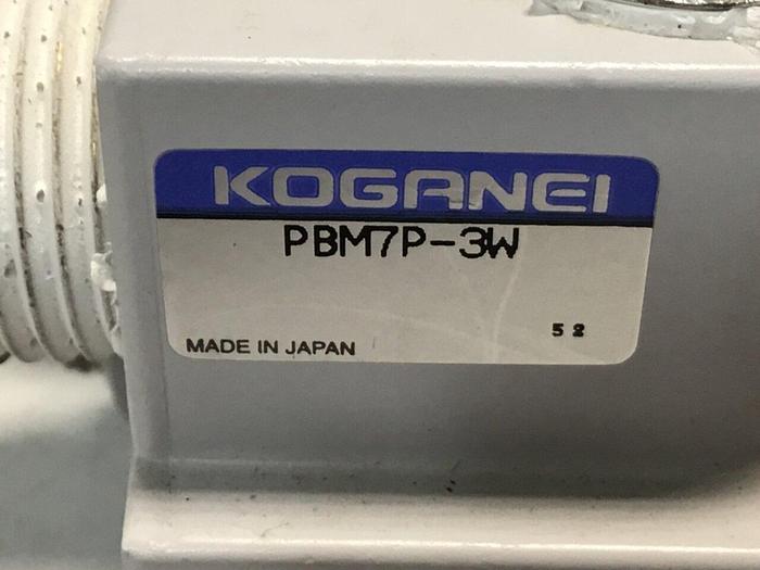 Used KOGANEI Manifold w/ Valves PBM7P-3W #121006