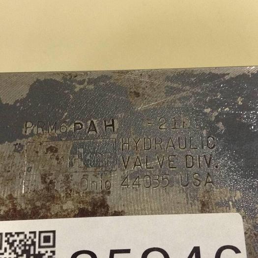 Used PARKER Fluid Control Valve PRM6PAH-21BB #85946