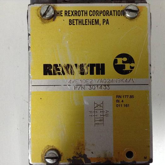 Used REXROTH Solenoid Valve 4WE10E21AG24N9K4V #89800