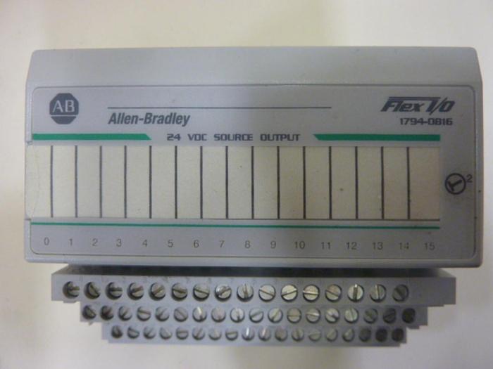 Used ALLEN BRADLEY I/O Module 1794-OB16 SER A #49464
