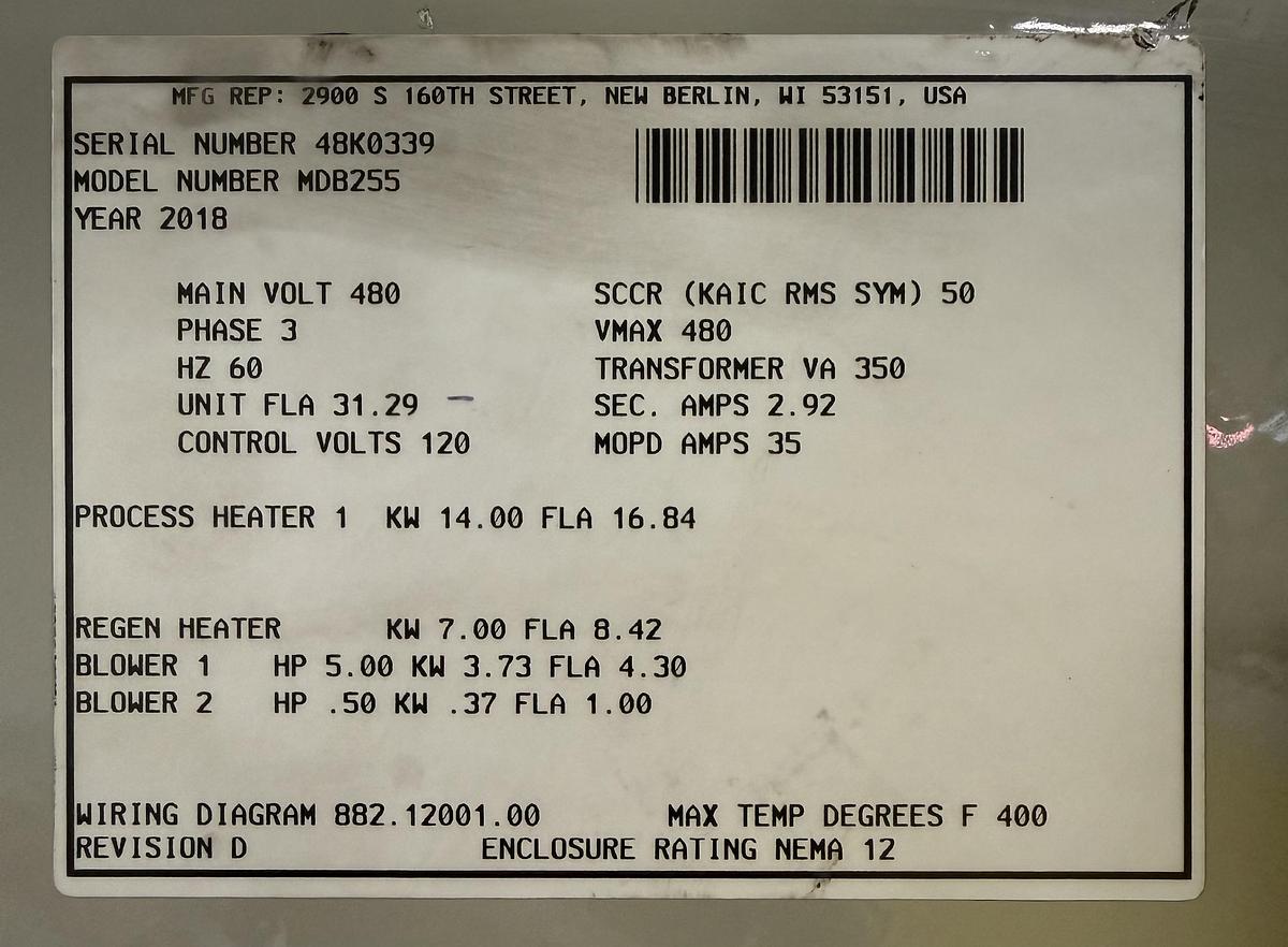 Used DNL / NOT CLEANED 2018 AEC MDB255