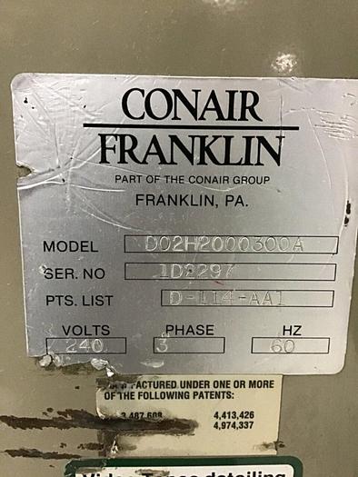 Used CONAIR CD200 Desiccant Dryer D02H2000300A USED