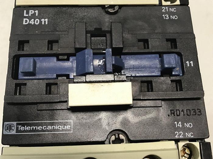 Used TELEMECANIQUE Contactor LP1D4011 #124385