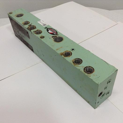 Used PARKER 6 Zone Hydraulic Manifold MANIFOLD712 #87712