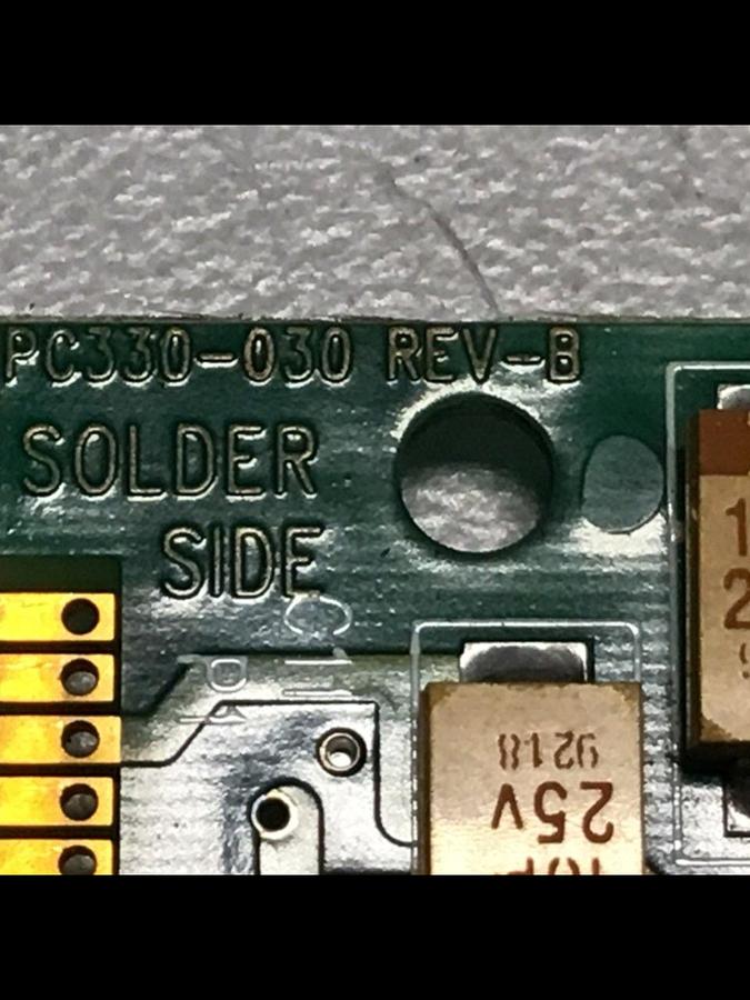 Used VAN DORN Temperature Circuit Board PC330-021 330-021 #145216