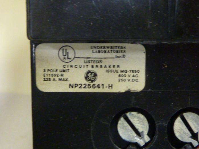 Used GENERAL ELECTRIC / GE 125 Amp Circuit Breaker TFJ236125 Used