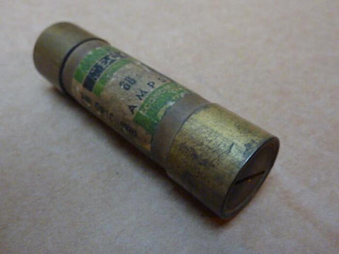 Used ECONOMY FUSE 60 Amp Fuse F-6025 #27454