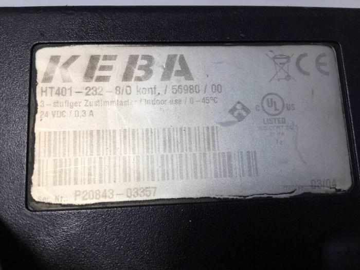 Used KEBA Teach Pendants HT401-232-8/0 Used