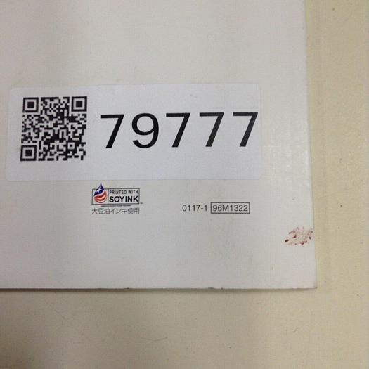 Used KEYENCE CORP Instruction Manual 96M1322 #79777