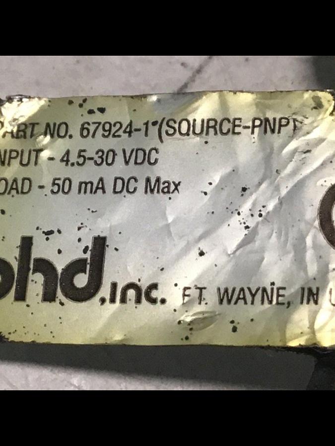 Used PHD INC Proximity Switch 67924-1 #127518