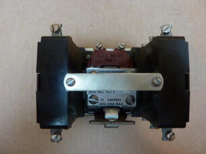 Used CUTLER HAMMER Motor Starter 9575E12-1 #27794