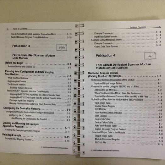 Used ROCKWELL Documentation Reference Guide ABT-N100-DRG70 #70756
