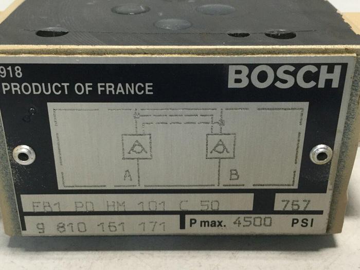 Used BOSCH Valve 9 810 161 171 #102353
