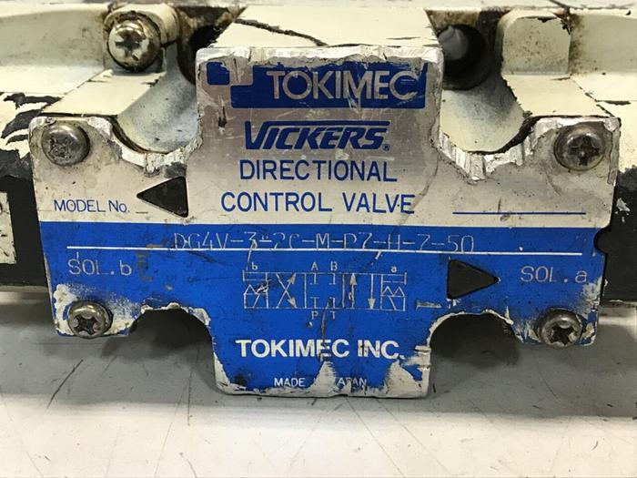 Used VICKERS Tokimec Directional Control Valve DG4V32CMP7H750 #136528
