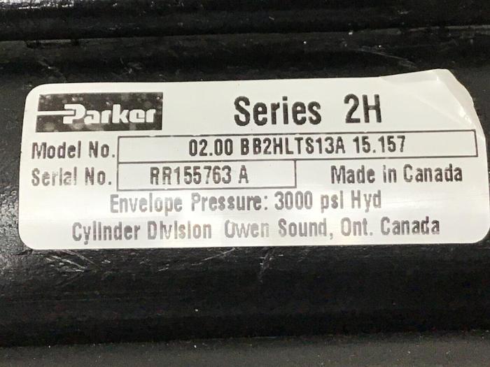 Used PARKER Traversing Cylinder 02.00 BB2HLTS13A 15.157 Used