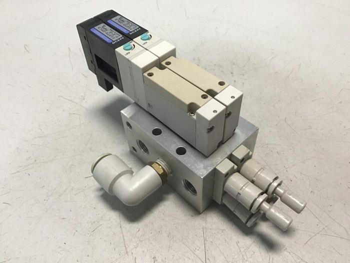 Used KOGANEI Manifold w/ Valve F10M2AJ #120895