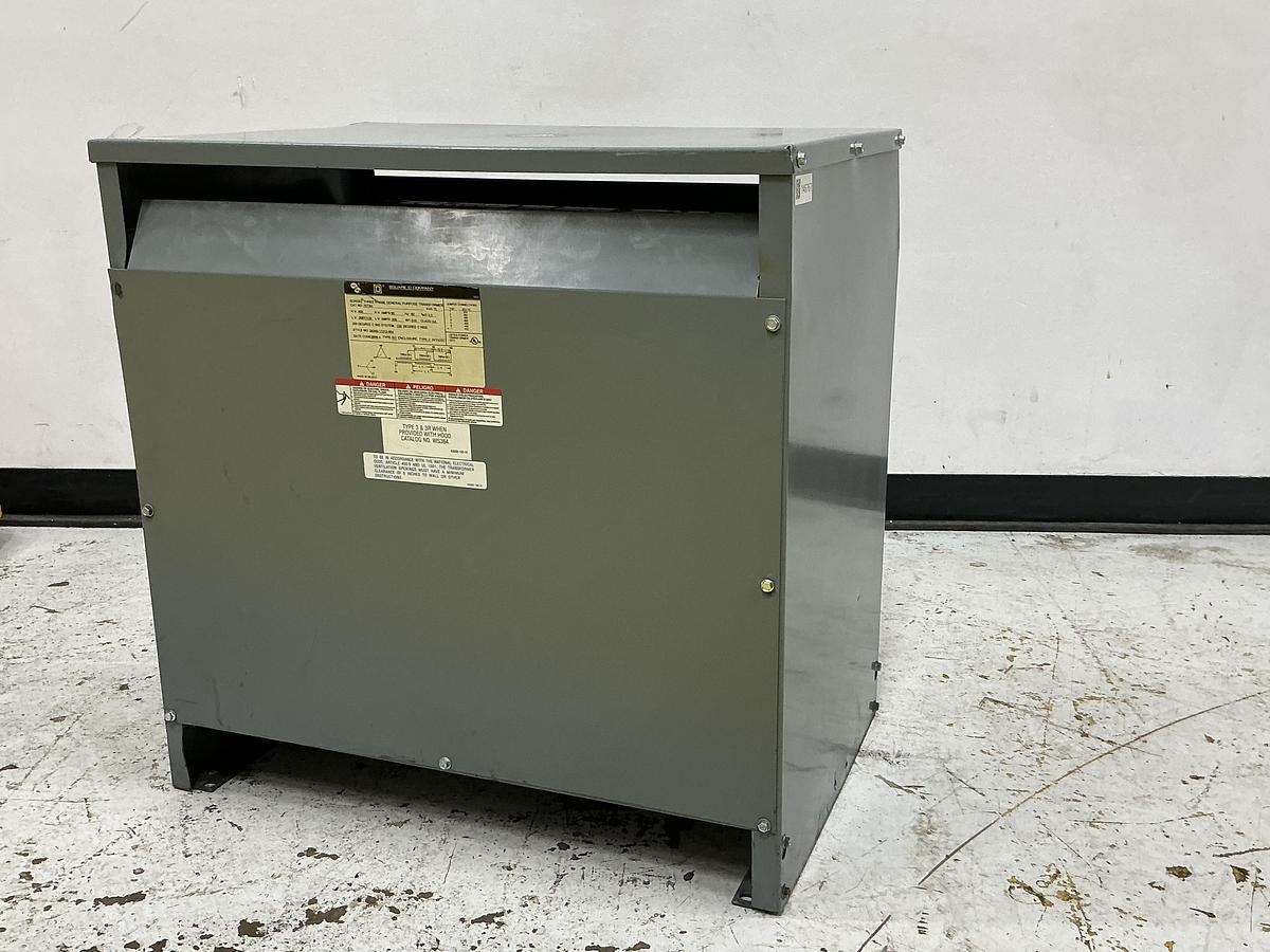 Used SQUARE D 75T3H Transformer 75 KVA Used