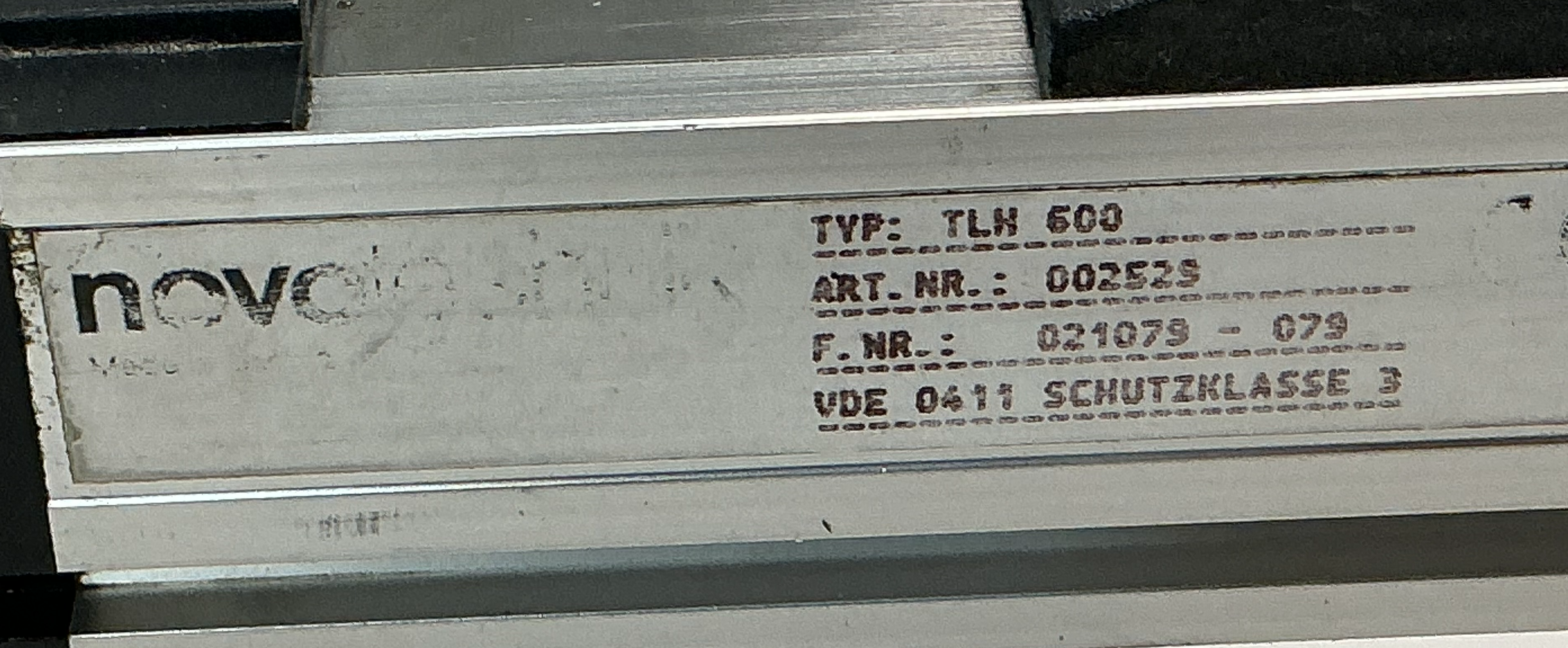 Used NOVOTECHNIK TLH 600
