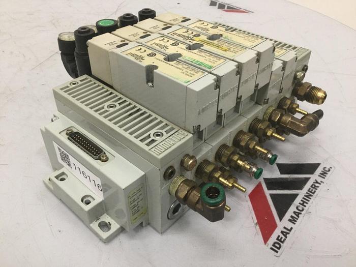 Used NUMATICS Manifold w/ Valves 122BA400M000061 Used