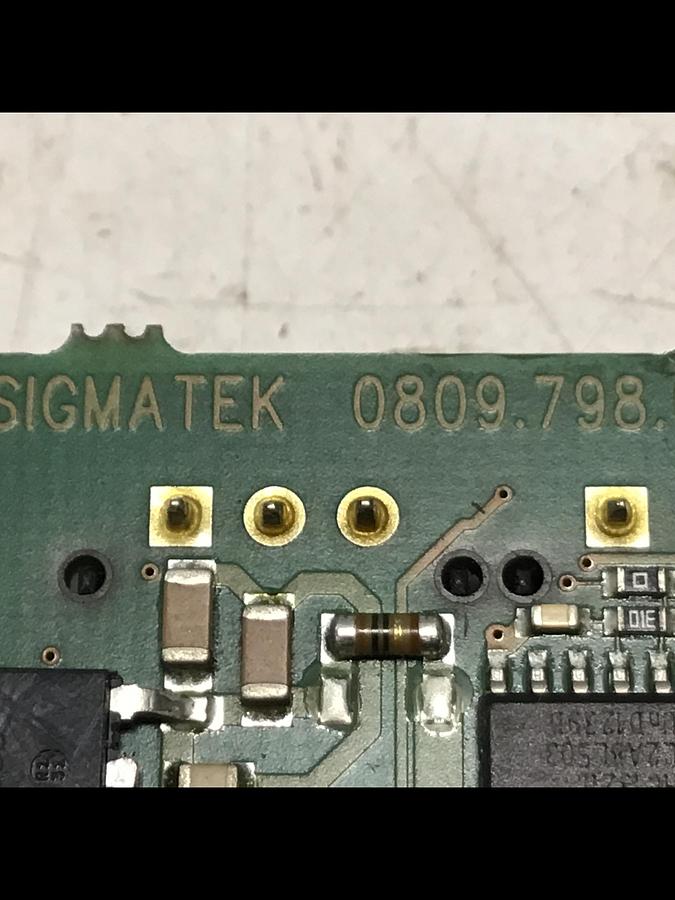 Used SIGMATEK 0809.798.01 Circuit Board Used #133971