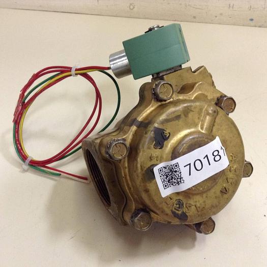 Used ASCO 2-Way Water Valve VALVE181 #70181