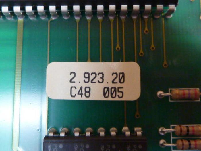 Used LANG MFG CO Circuit Board 3.923.20-02 #33955