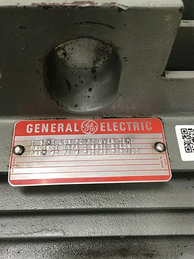 Used GENERAL ELECTRIC 40 HP AC Motor 5K364JS343PF2 Used